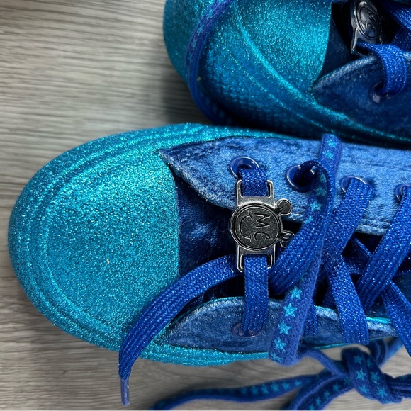 Converse Blue and Teal Women's Shoes - Picture 3 of 8